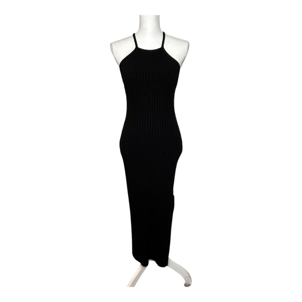 The Range Framed Rib Tank Dress Black Small - Picture 2 of 15